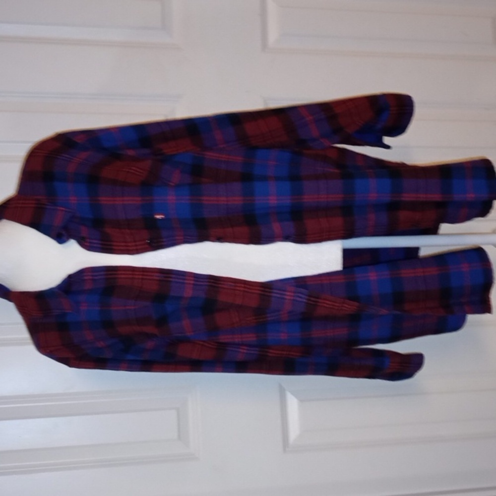 Women's plaid button up, size 3x